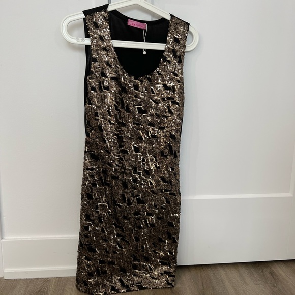 SEQUIN BODYCON DRESS - Picture 2 of 5